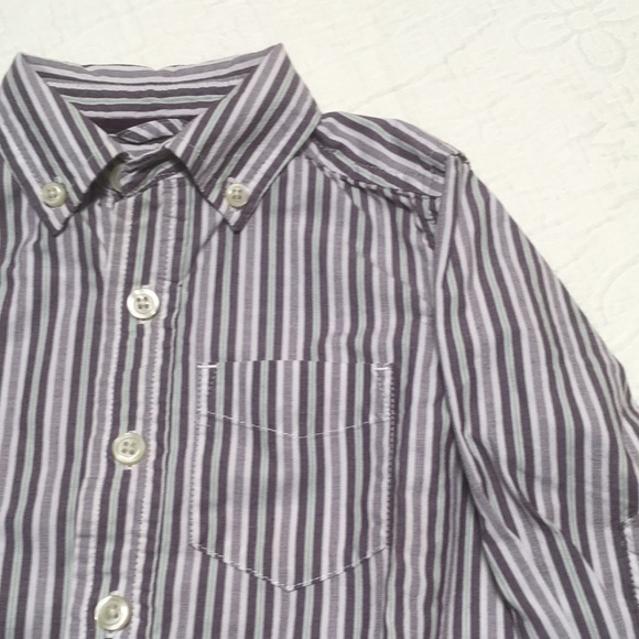 12m (5/$20) Striped Cotton Shirt by Place - Picture 5 of 8